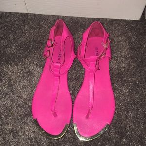 Madden girl pink sandals
